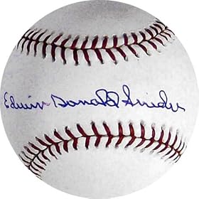 <b>Duke Snider Full Name Autographed Rawlings MLB Baseball</b>