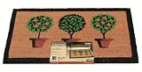 GARDMAN GARDMAT TOPIARY COIR DOORMAT 45 X 75 CM OUTDOOR/HOME NEW
