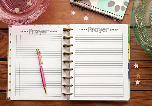Prayer List Sheet for Happy Planner, Full Size Insert, Classic