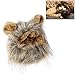 UEETEK Adorable Pet Hat Funny Lion Mane Wig Pet Cat Kitty Puppy Cosplay Costumes Hairpiece Caps With Ears for Pet Dog Cat Dress Up