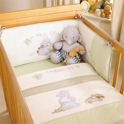 Izziwotnot Humphrey's Corner Humphrey's Bedtime 5 Piece Coverlet Bedding Bale, Cot/Cot Bed