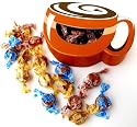 Coffee Cup Gift Boxed Nips Candies - Chocolate Parfait, Caramel & Coffee Flavors