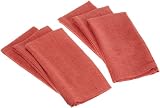 DII Coastal Coral Variegated Weave Napkin, Set of 6