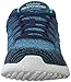 Skechers Sport Women's Burst Fashion Sneaker,Navy/Aqua,7 M US