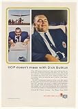 1967 Chicago Bear Dick Butkus UOP Airplane Seat Photo Print Ad