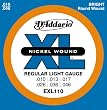 D'Addario EXL110 Regular Light Set Electric Guitar Strings (10-46), Single Set