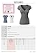 Awesome21 Women's Zipper Front Rib Knit Short Sleeve Shirt
