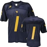 West Virginia Mountaineers Youth -No. 1- Replica Chase Football Jersey