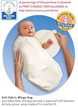 SwaddleMe Adjustable Fleece Infant Wrap - Ivory (Small)