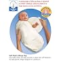 Kiddopotamus - SwaddleMe Microfleece Infant wrap (Small Ivory)