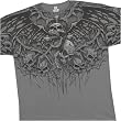 Crypt Caller Skulls T-Shirt by Liquid Blue 100% Cotton Teens & Adults Shirt