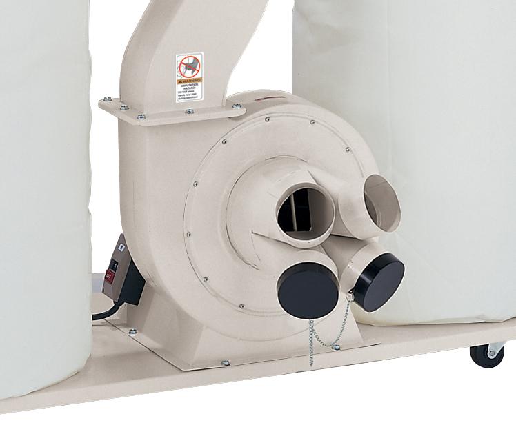 SHOP FOX W1687 3Horsepower 2, 800 CFM Dust Collector