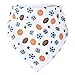 Honeyhome Baby Bandana Drool Bibs for Boys 5- Pack with Snaps -Soft Absorbent Bibs- Cute Burp Cloths Gift for Drooling,Feeding and Teething Baby Boys-Boys Gifts