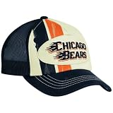 Chicago Bears Natural-Navy Blue Broiler Adjustable Trucker Hat by Reebok