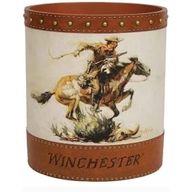 Winchester Rider Wastebasket by -