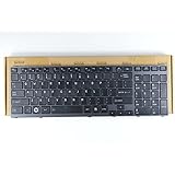 Eathtek New Laptop Keyboard For Toshiba Satellite P750 P750D P755 P755D P770 P770D P775 P775D Qosmio X770 X775 002L09N53LHC01 PSAY3A-02T001 K000119880 K000120210 PK130IU2B00 NSK-TQ1GC 9Z.N4YGC.101 NSK-TQ2GC 01 9Z.N4YGC.201 PK130IU1B00 series Glossy Black US Layout