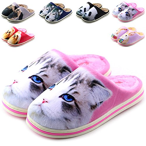 Cute Funny Unisex Animal Cartoon Pattern Winter Warm Thick Slipper