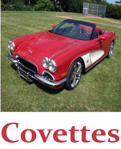Corvettes: A picture book of corvettes.