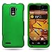 CoverON® Hard Rubberized Slim Case for ZTE Warp 4G LTE - with Cover Removal Pry Tool - Dark Green