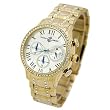 ROCAWEAR Gold-tone Iced Classic Chronograph Watch. Model: RL215712