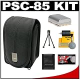 Canon PowerShot PSC-85 Deluxe Soft Carrying Case + NB-2LH Battery + Tripod + Accessory Kit for G7, G9 Digital Cameras