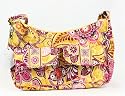 Vera Bradley Libby Handbag Purse Bag Bali Gold