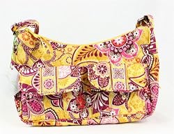 Vera Bradley Libby Handbag Purse Bag Bali Gold