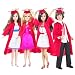 High School Musical 3 Graduation Day Dolls Set of 4