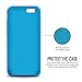 iPhone 6s Case, LoHi iPhone 6 Case Lightweight Slim Snug Fit Bumper Case [Scratch-free] Anti-slip Microfiber Back Cover [Shock Absorption] Matte Case for Apple iPhone 6 6s 4.7 Inch - Blue