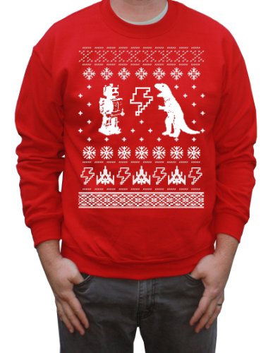 Happy Family Clothing Men's Geeky Ugly Sweater Pullover Sweatshirt