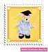 Muffy Bear Graduation Charm by North American Bear Co.