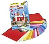 Folia 677 - Kreativpack Tonpapier / Fotokarton, 23 x 33 cm, 50 Blatt, je 25 Farben