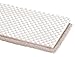 Apache 20104043-08 Food Handling Polyester Nitrile Lightweight Belting, Tyler Wire Cover x Friction Surface, 3 Plies, 105 Working Tension, 0.109" Thickness, White
