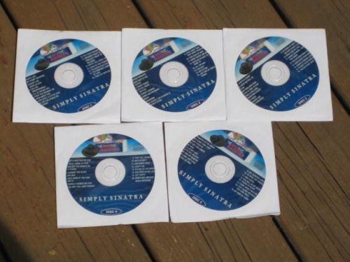 MusicalInstruments: SIMPLY SINATRA SET Music Maestro CDG Karaoke 5 Disk Pack 80 Frank Songs