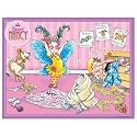 Fancy Nancy Butterflies are Exquisite! 100pc Glitter Jigsaw Puzzle