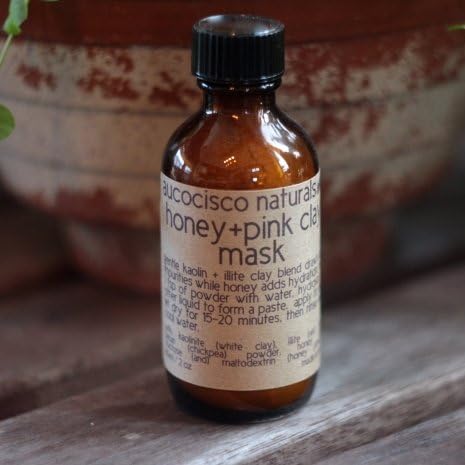Aucocisco All Natural Honey + Pink Clay Mask