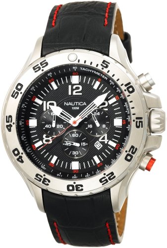 51hKxR0tQHL. SL500  Nautica Mens NST Chronograph Watch #N17520G