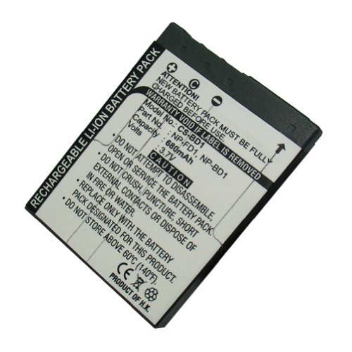 Bluetrade Lithium-Ionen-Akku (680 mAh, 3,7 Volt) f&uuml;r Sony Cyber-shot DSC-T300/B/DSC-T2/P/D Preisvergleich