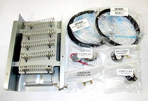 PS334313 REPLACEMENT DRYER HEATING ELEMENT, THERMAL FUSE, HI LIMIT, 2 - 92" BELT KIT AFTERMARKET BRAND
