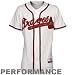 MLB Men's Atlanta Braves Six Button Cool Base Authentic Extended Size Home Jersey