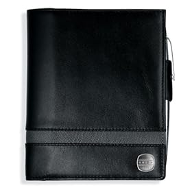  NEW+CROSS 1846 LEATHER EBONY/CARBON GREY PASSPORT WALLET