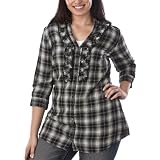 Women's Plus-Size Converse® One Star® Ebony/White Andrea Short-Sleeve Fashion Top