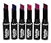 6pc Nabi Professional Matte Lipstick Set of 6 Purple Colors