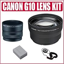Canon TC-DC58D and LA-DC58K Lens Accessory Kit for the Powershot G10