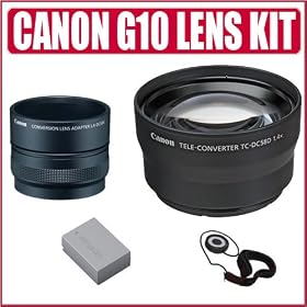 Canon TC-DC58D and LA-DC58K Lens Accessory Kit for the Powershot G10