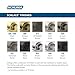 Schlage F10 GEO 716 BRK Georgian Door Knob with Brookshire Trim, Hall & Closet Passage Lock, Aged Bronze