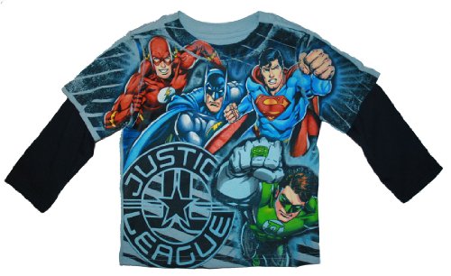  Justice League Long Sleeve Toddler T-shirt