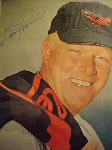 Boog Powell Baltimore Orioles Autographed 11 x 14 Professionally Matted Color Photo