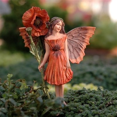 Cicely Mary Barker Poppy Flower Fairy Ornament