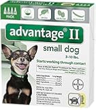 Bayer Advantage II, Small Dogs, Up to 10-Pound-Pound, 4-Month